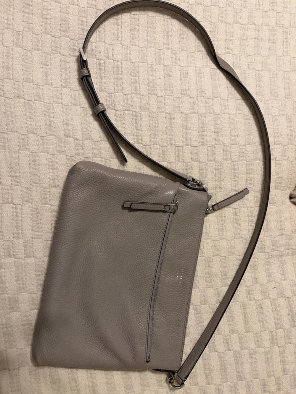 kate spade Gray Leather Crossbody Bag
